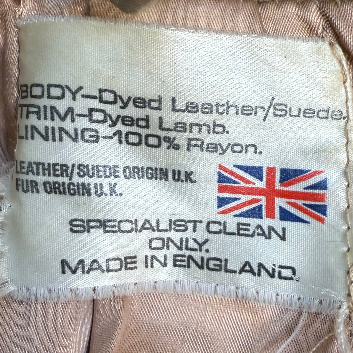 1970s Leather Coat with Lamb Fur Collar, Size Small, Penny Lane