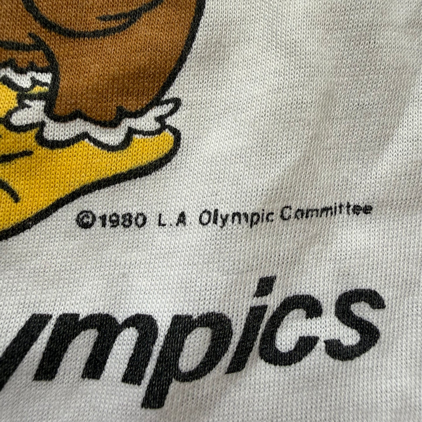 1980s Kids' Los Angeles 1984 Olympics T-Shirt, Levi’s Size 3T/4T, Sam the Eagle