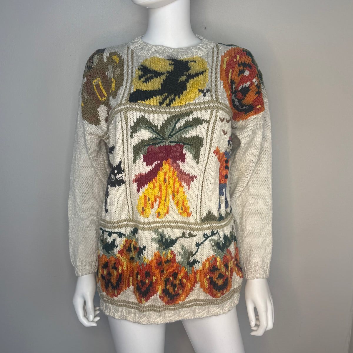 1990s Halloween Sweater, Crystal-Kobe Size Medium