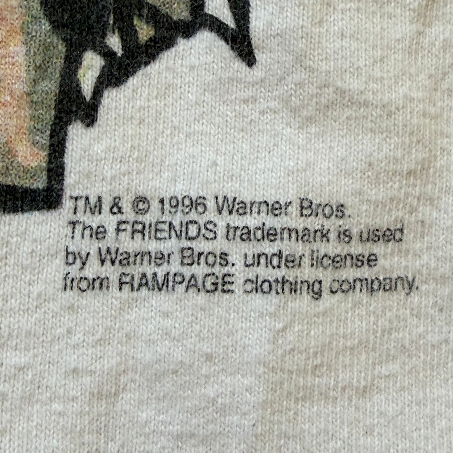 1990s Friends TV Show Smelly Cat T-Shirt, Fruit of the Loom Size Large