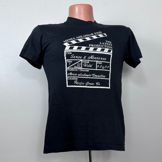 1980s Mensa Asilomar XXIII T-Shirt, Oneita Size Small