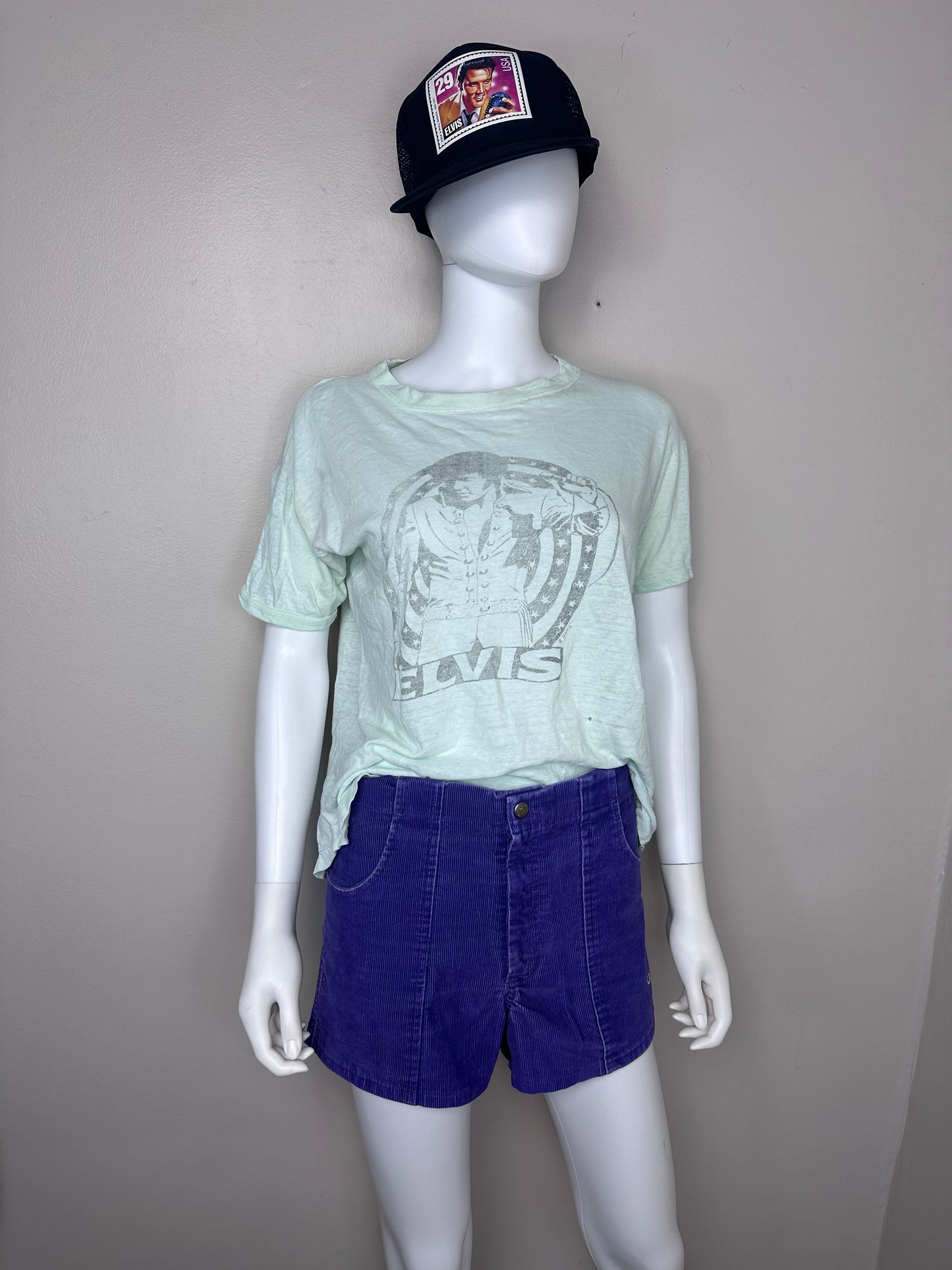 1970s/80s OP Purple Corduroy Shorts, Ocean Pacific Size 30, 70s Surfer