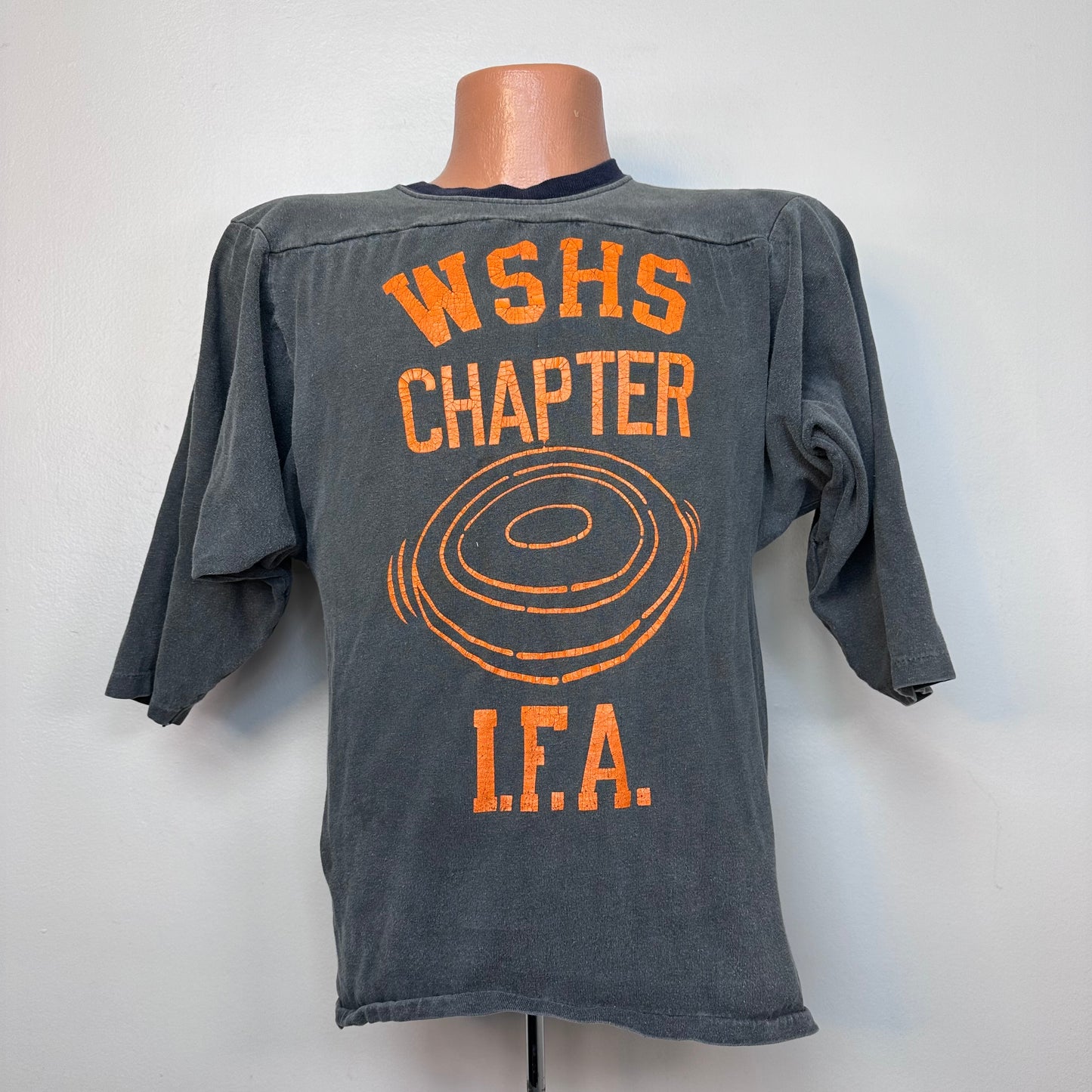 1970s Cotton Jersey T-Shirt, Southern Athletic, WSHS Chapter I.F.A. Warriors D.J. Miller