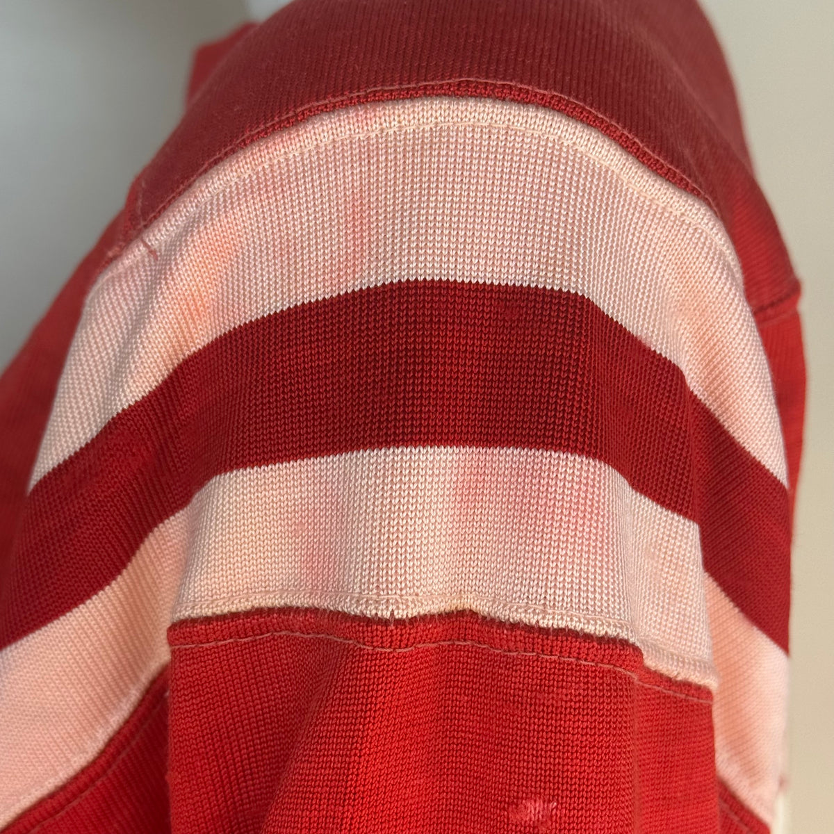 1960s Red Durene Jersey, Size Medium, No 51, Distressed