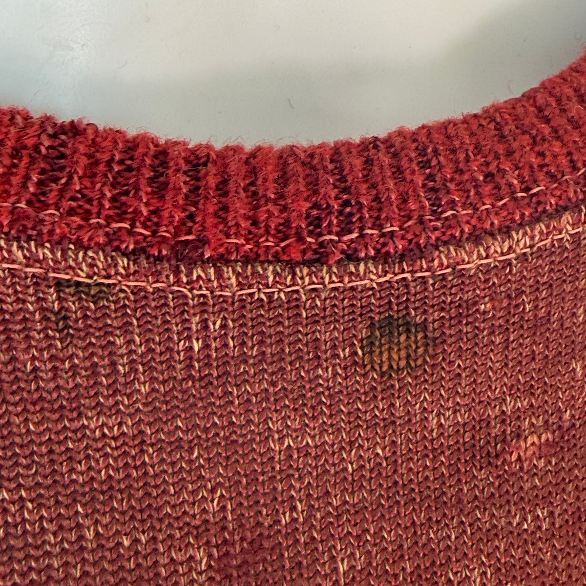 1930s/40s Maroon Rawlings Jersey, Size 42, Twill Appliqué No 82