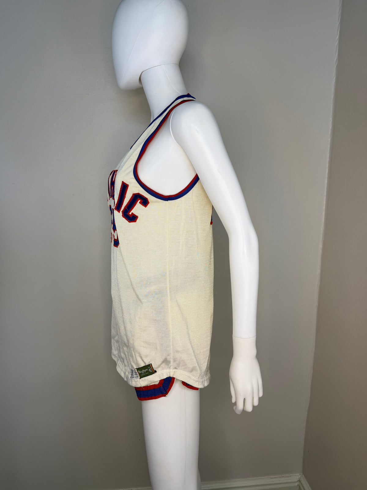 1960s Catholic Basketball Uniform, Jersey and Shorts, MacGregor Size Small, No 25