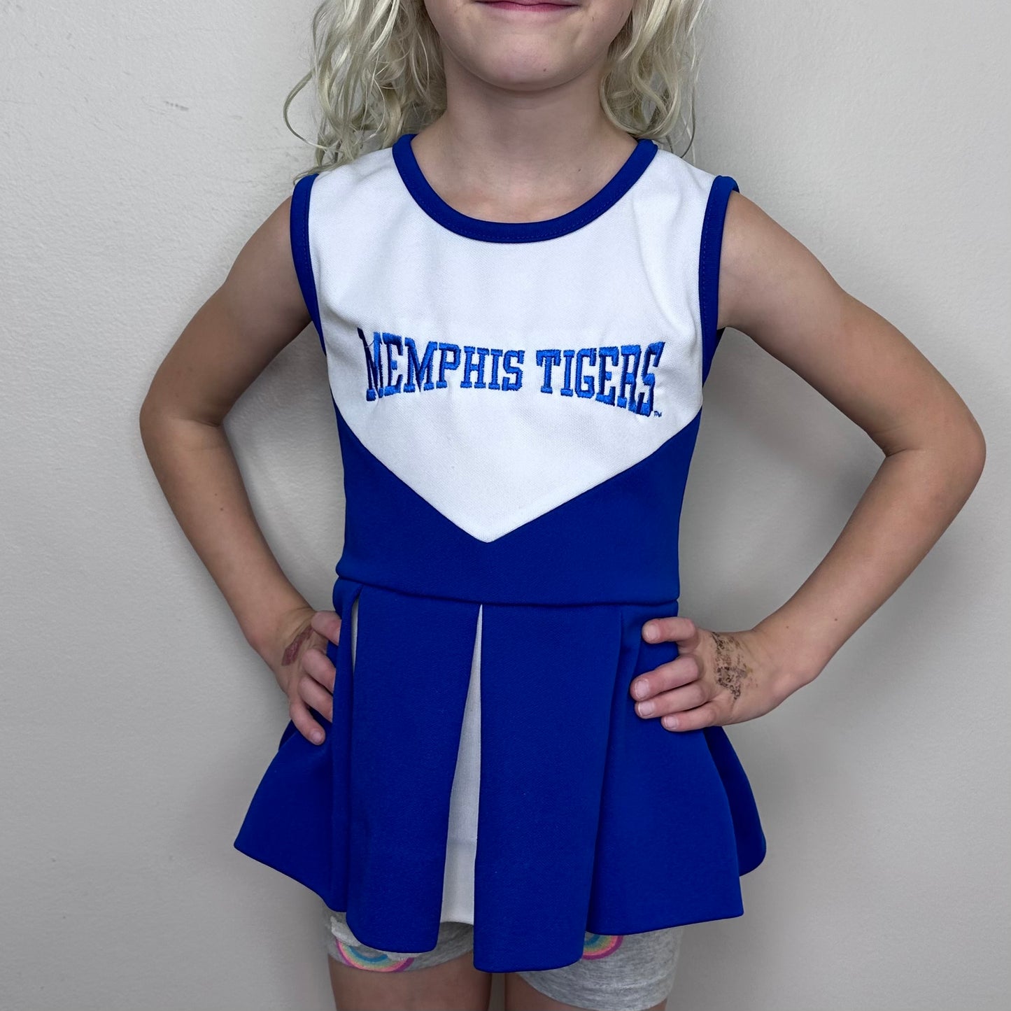 1980s/90s Memphis State University Tigers Cheerleader Dress, Little King Size 3T