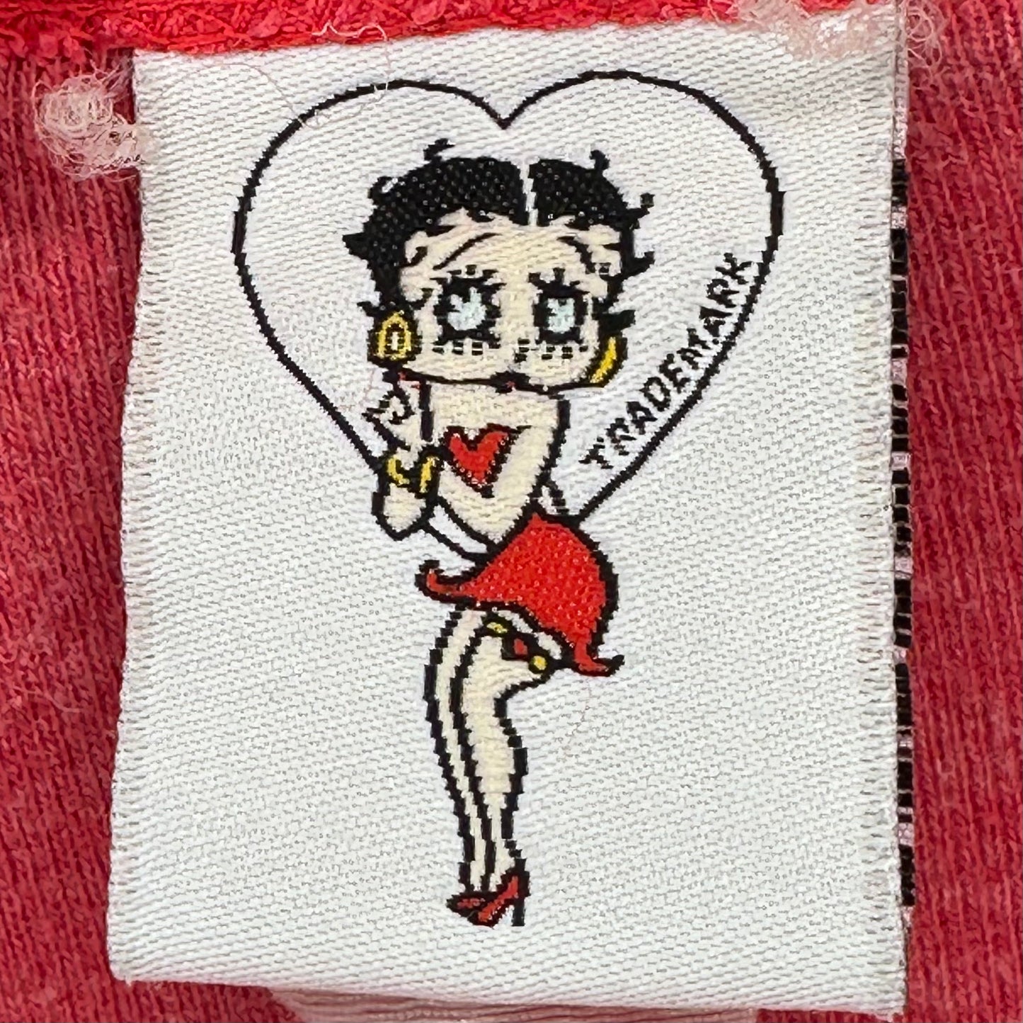 Y2K Betty Boop Baby Doll Ringer Tee, Freeze Size XS, Feminine Cut T-Shirt, Beauty