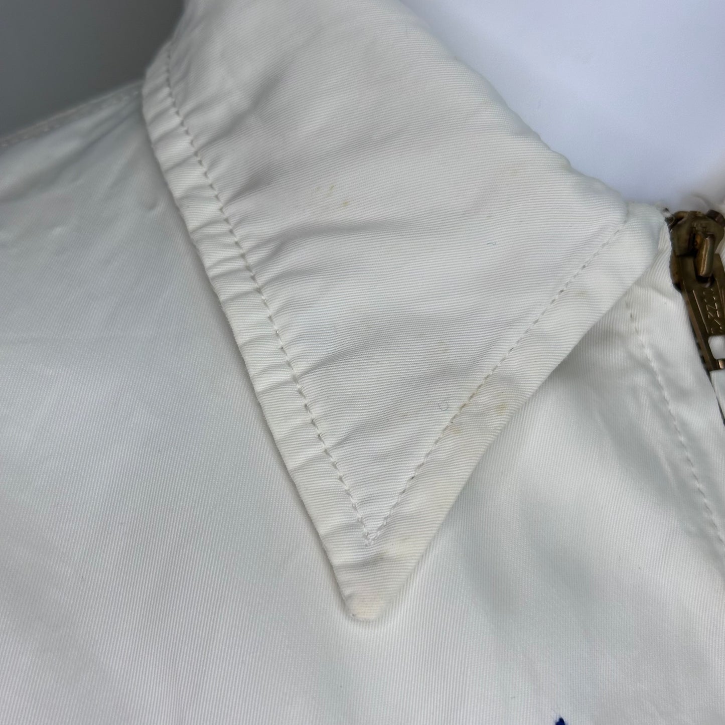 1950s White FFA Sweetheart Jacket, Champion Size M, Bartlett Chapter 1959-60