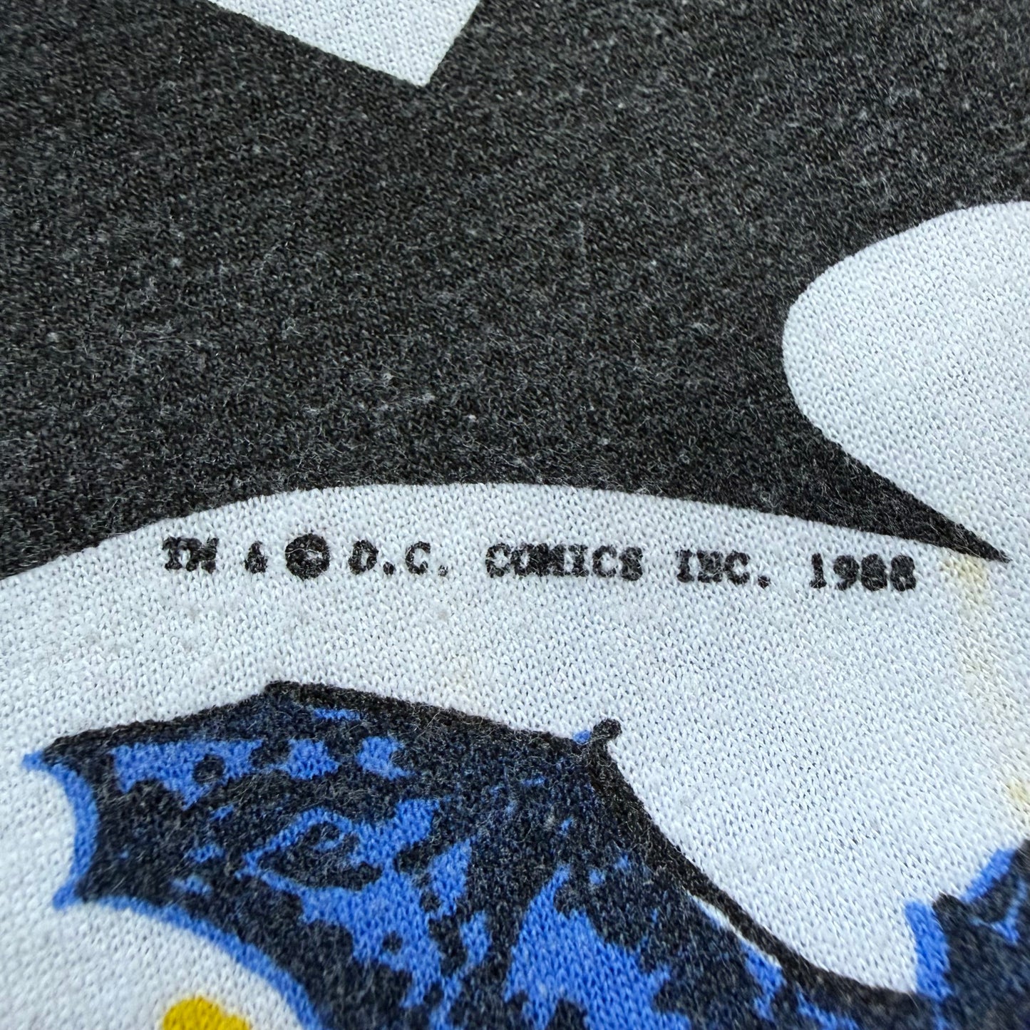 1980s Kids’ Batman All Over Print T-Shirt, Division 1 Size Youth Medium, D.C. Comics 1988