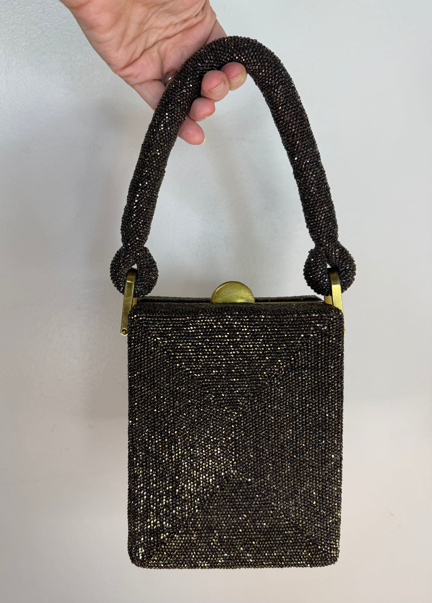1940s/50s Beaded Box Purse, An Original Fre- Mor Creation Handbag