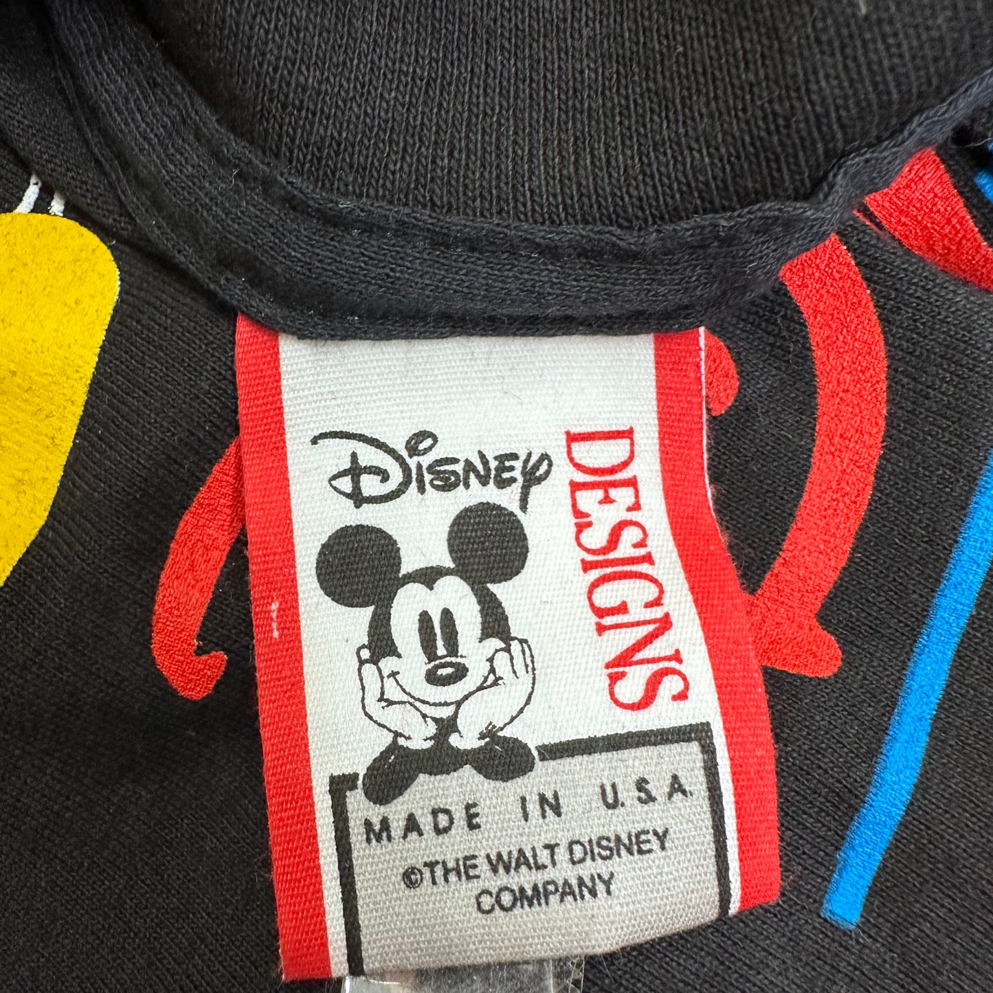 1990s Walt Disney World MGM Studios Theme Park T-Shirt, Disney Designs Size XXL, Dancing Mickey Mouse, Deadstock with Tag