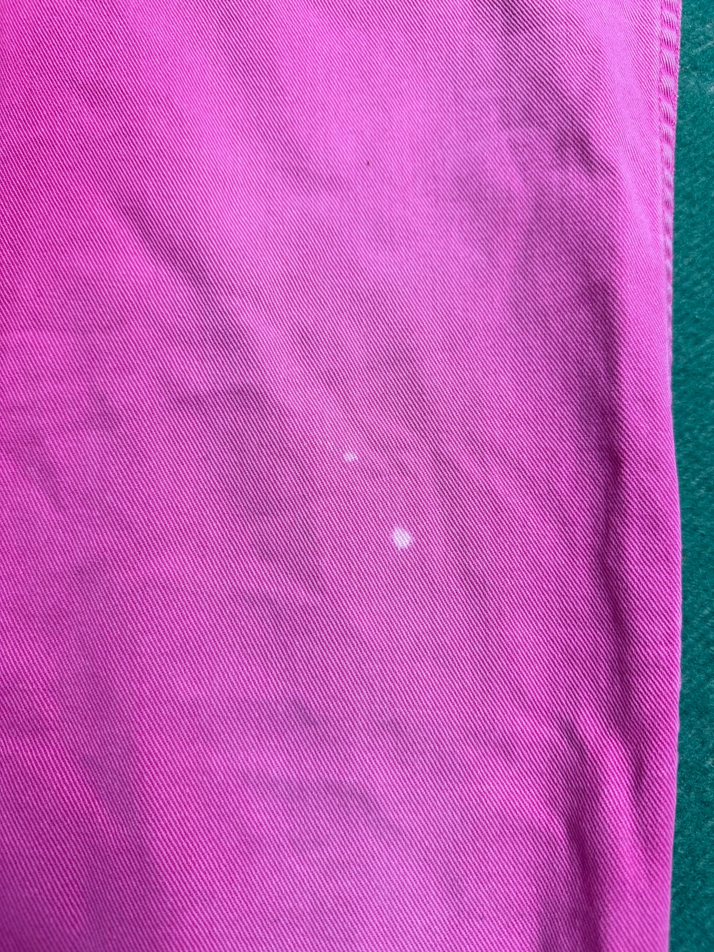 1980s Chic Hot Pink Jeans, Size 8, 28"x28.25"