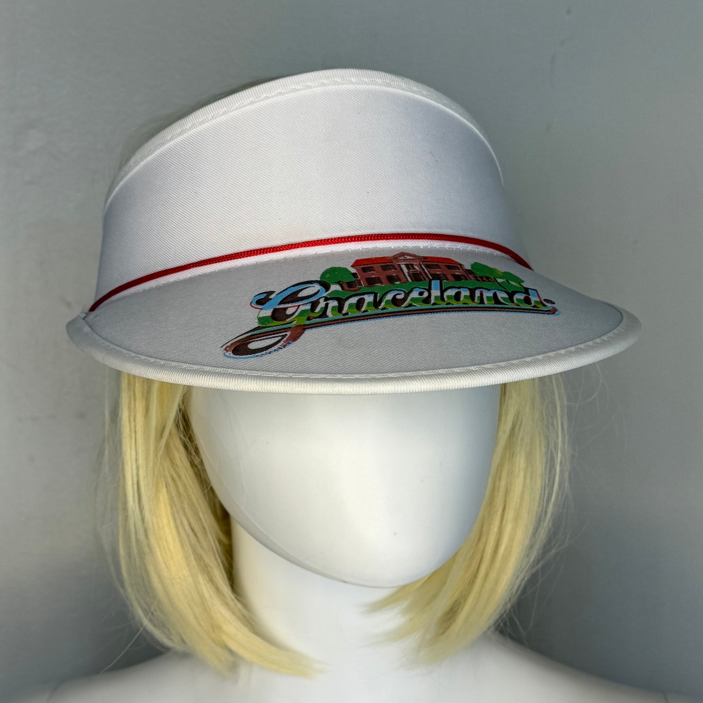 1980s Graceland Sun Visor, Elvis Presley, Memphis Sunvisor