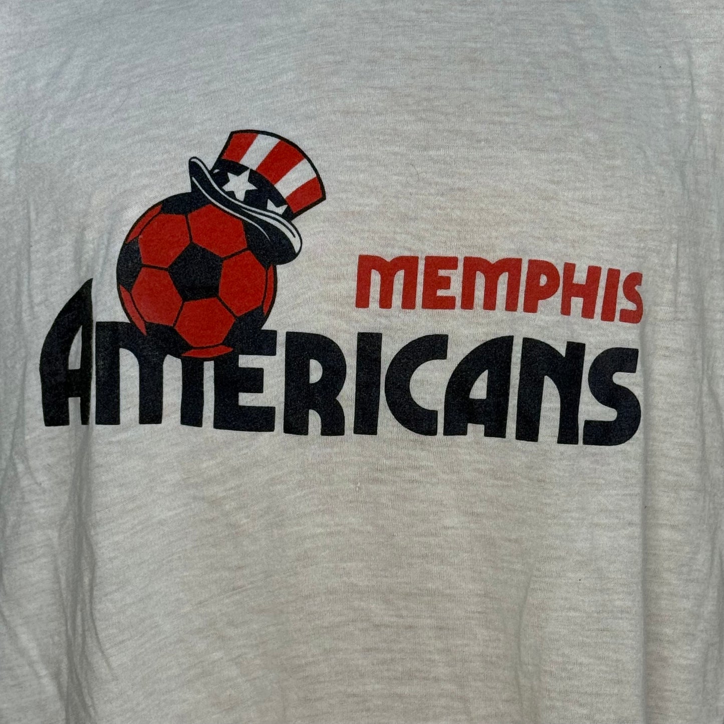 1980s Memphis Americans T-Shirt, Screen Stars Size M/L, MISL Soccer
