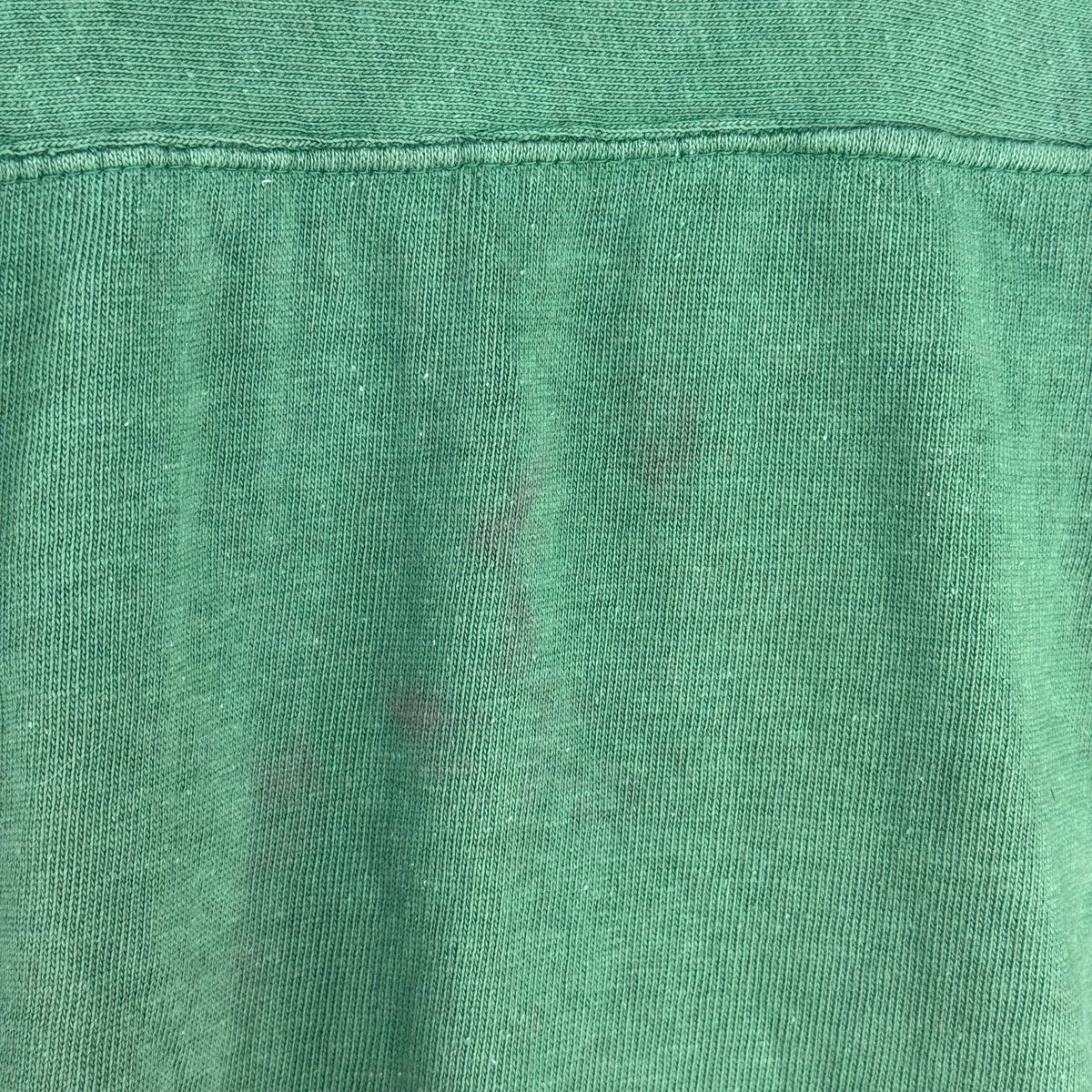 1940s Green Cotton Jersey T-Shirt, Central High Memphis AA, Champion Knitwear Company Running Man Size Medium
