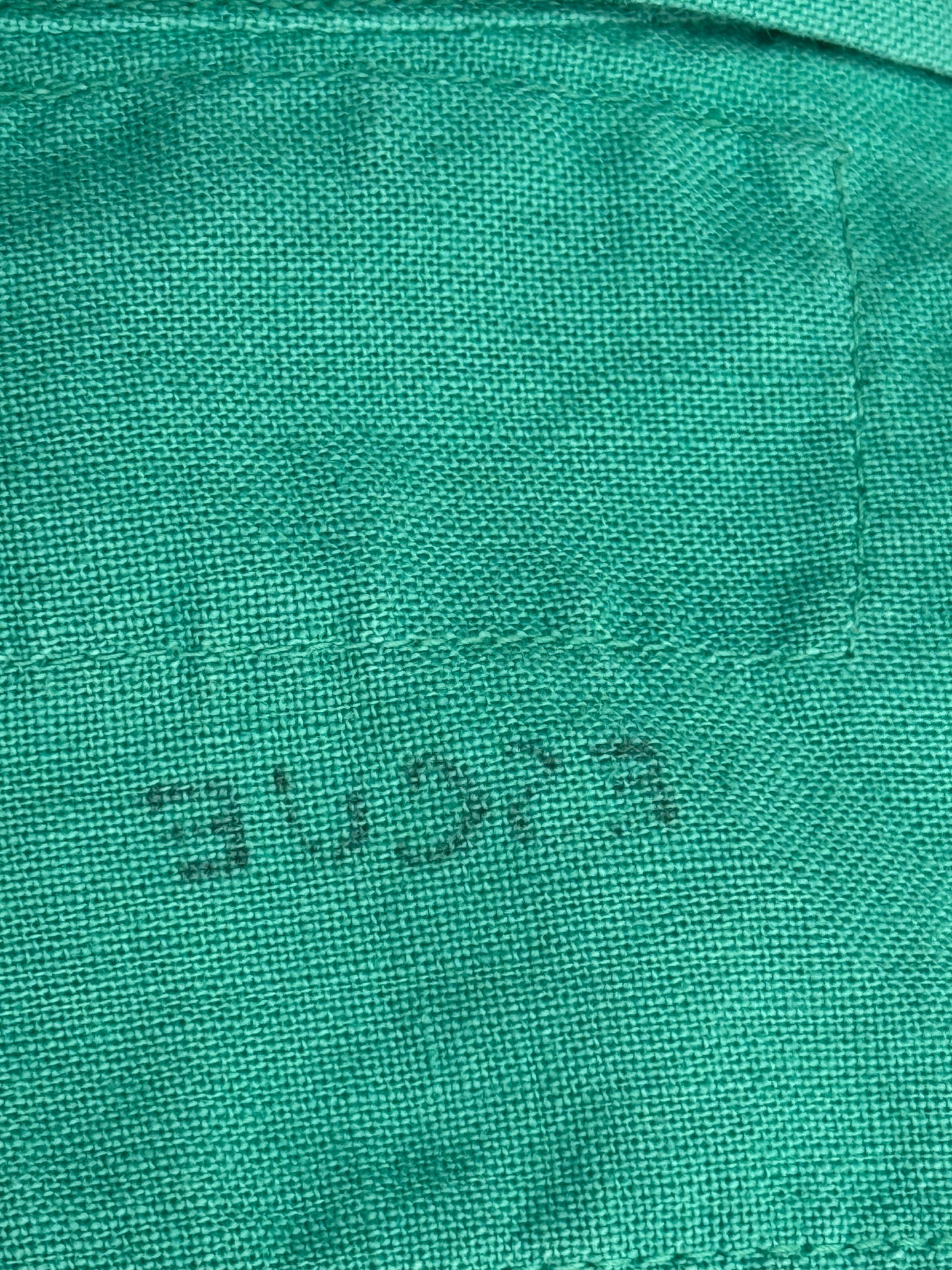 1940s Green School Gym Uniform, Pullover Top and Side Button Shorts, E R Moore Company Athletic Apparel Size X-Small, Gymcloth Gym Suit Set