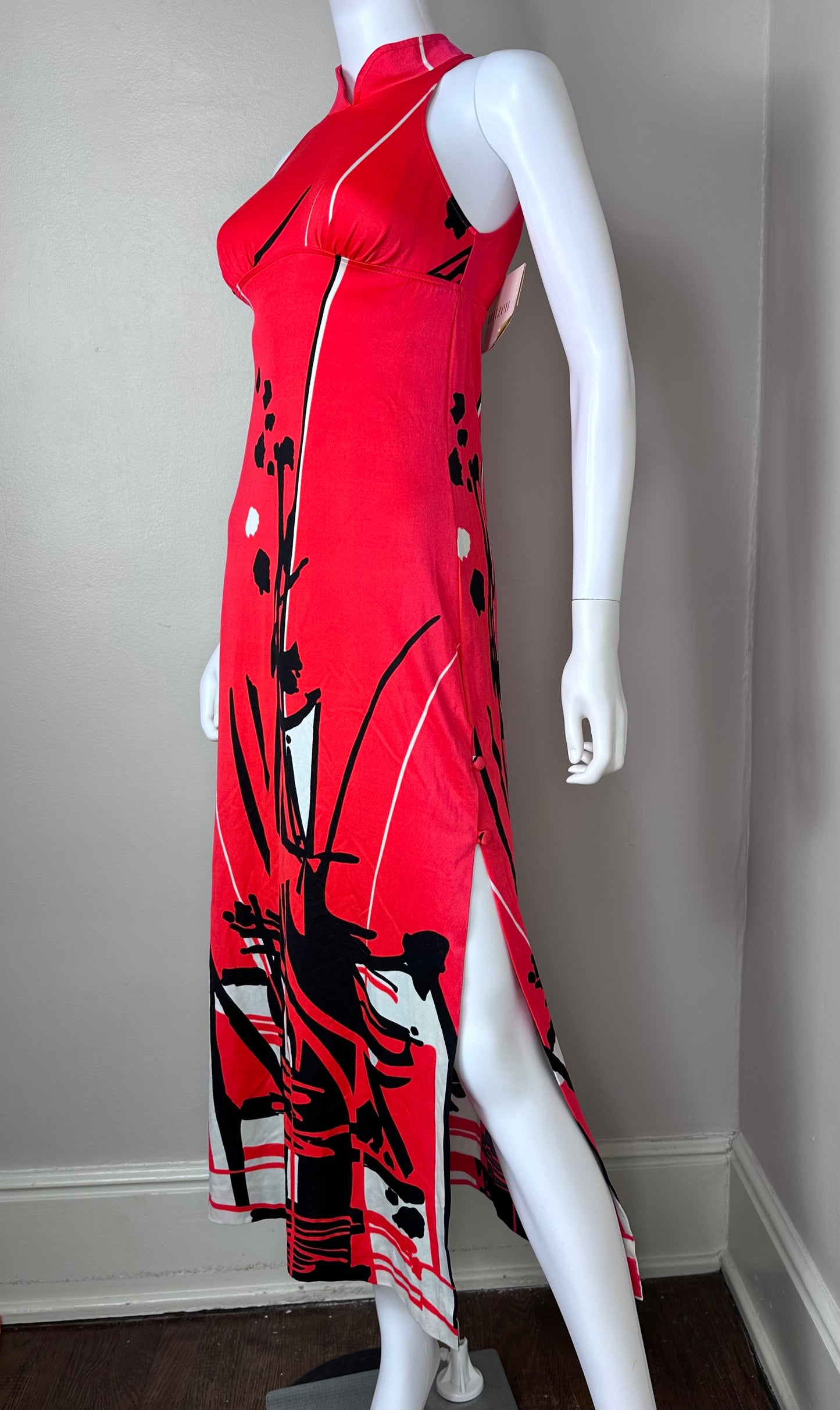 1960s/70s Red Jantzen Swim Dress, Size X-Small, Deadstock with Tags