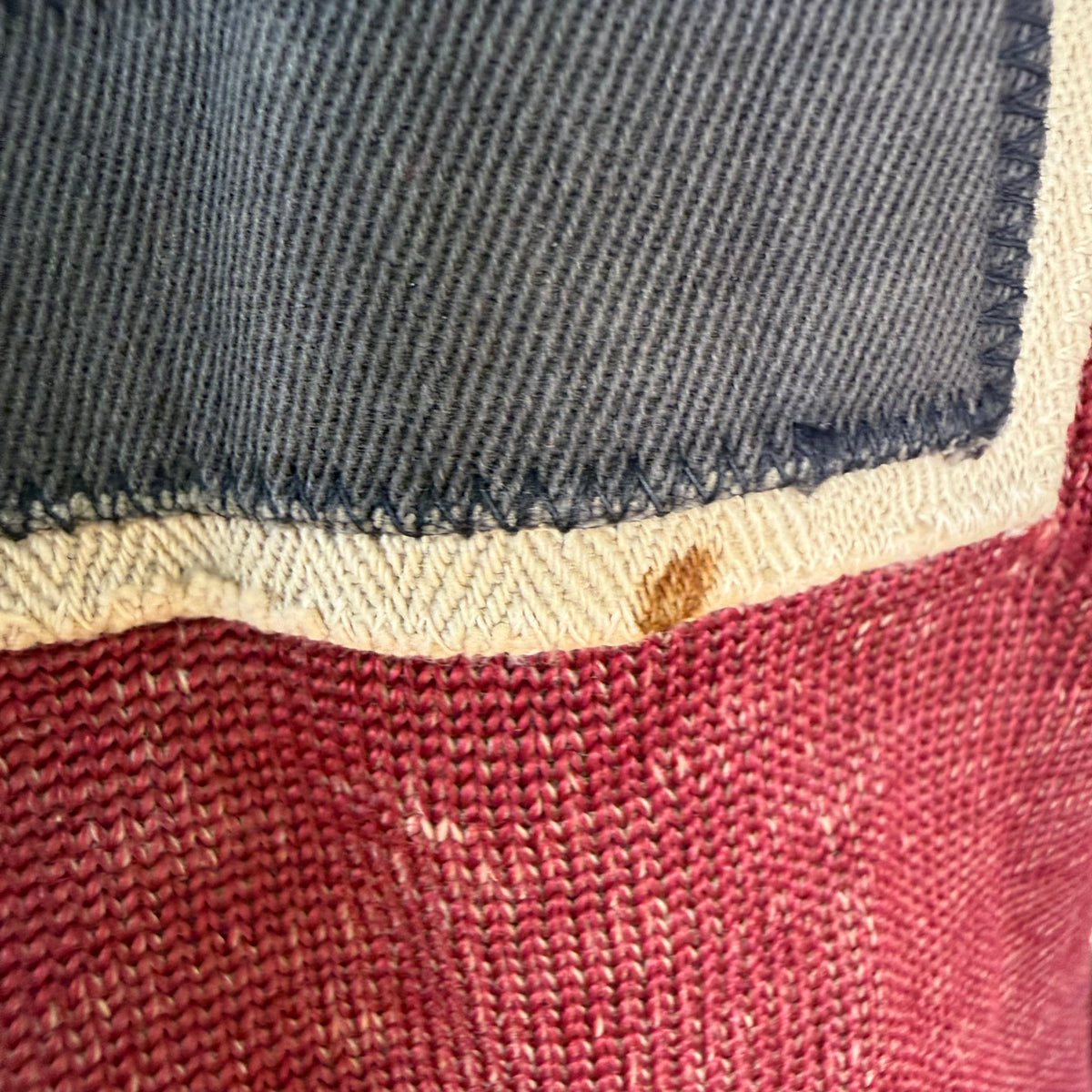 1930s/40s Maroon Rawlings Jersey, Size 42, Twill Appliqué No 82