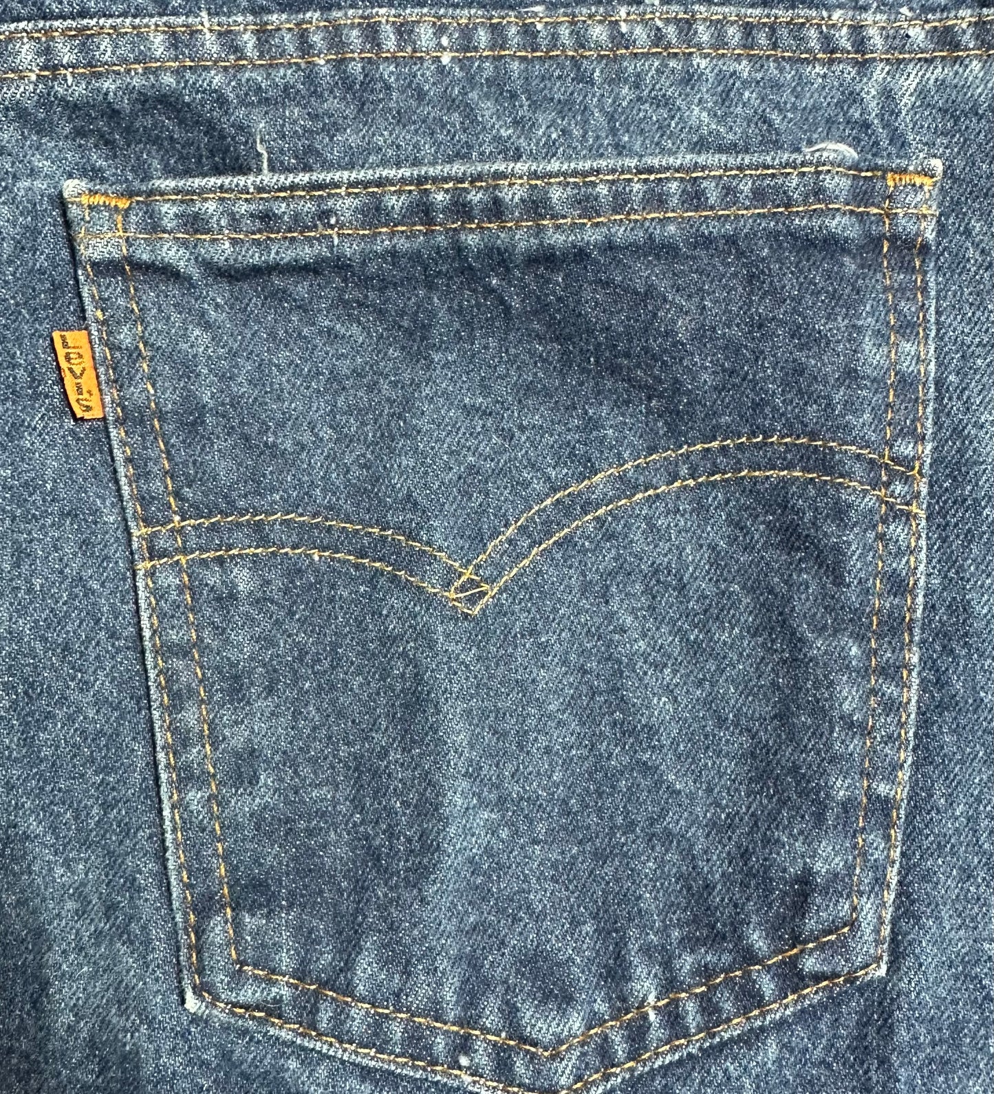 1970s/80s Levi’s Saddleman 517 Jeans, 35.5"x33.25", Orange Tab