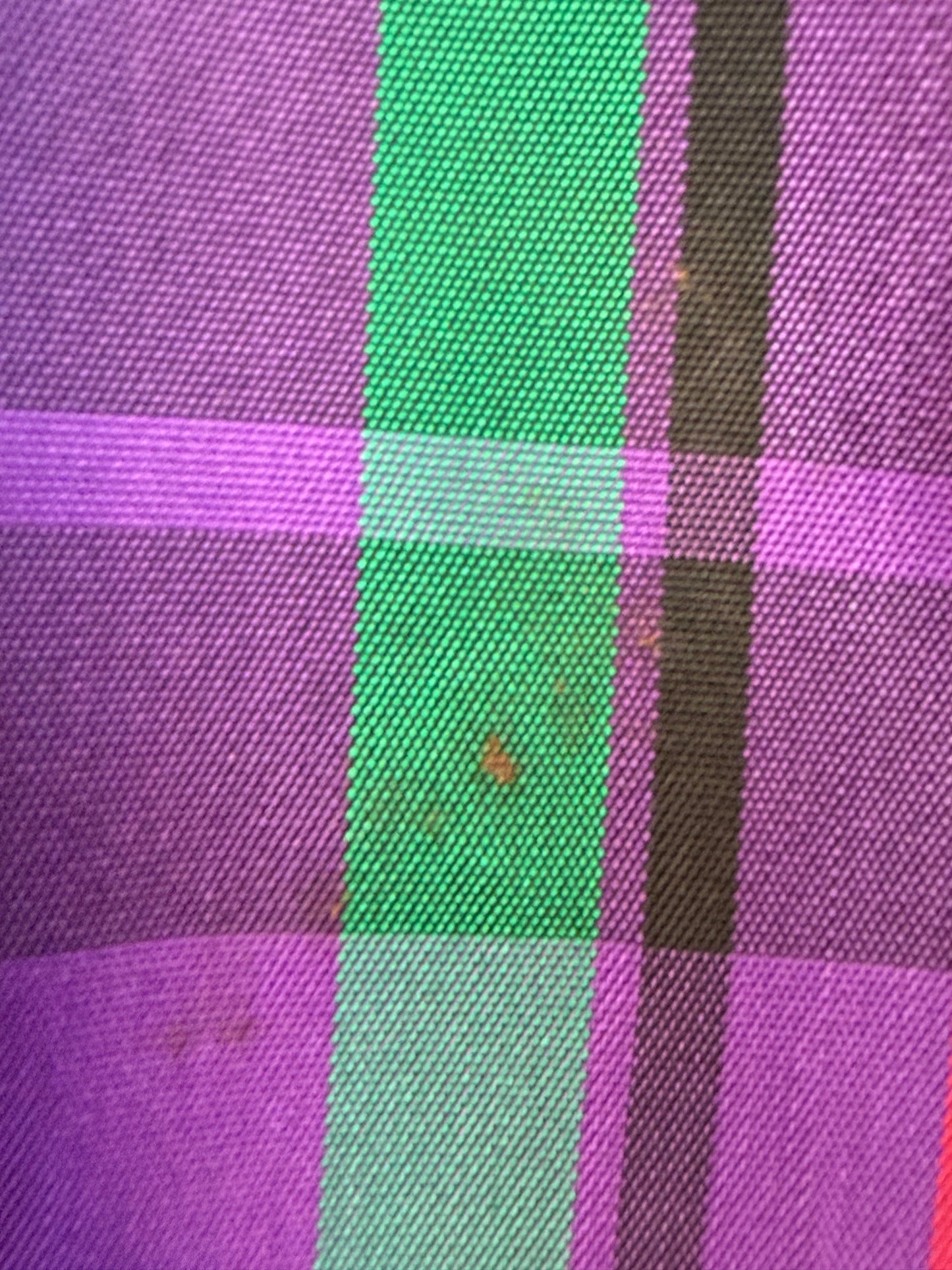 1980s Jewel Tone Plaid Taffeta Dress with Huge Puffed Sleeves, Lanz Size X-Small