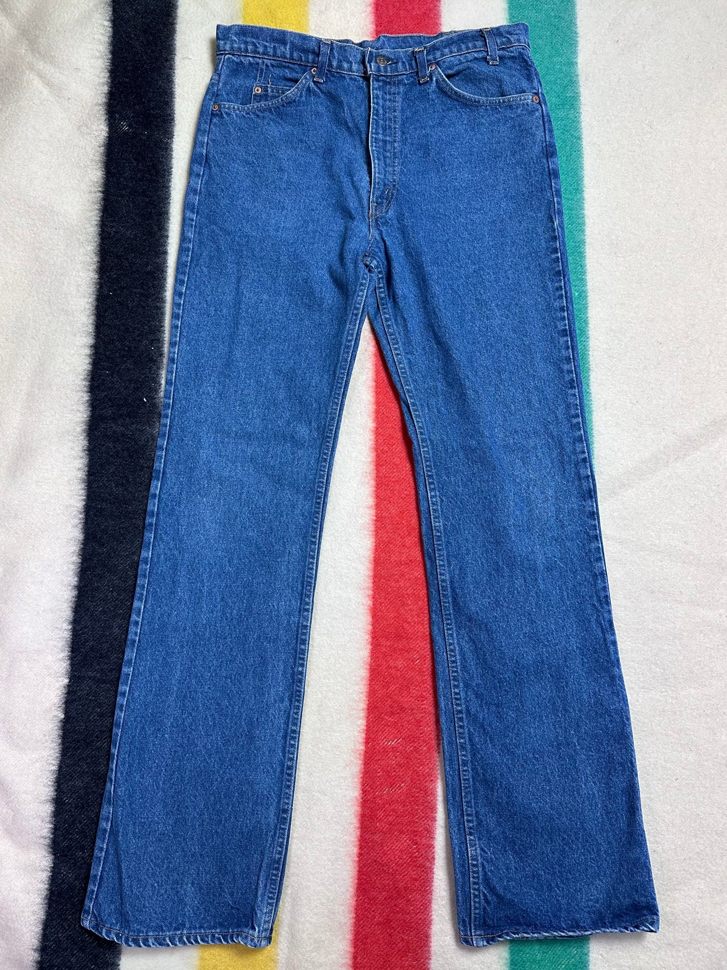 1980s Levi’s Saddleman 517 Jeans, 35"x35", Orange Tab