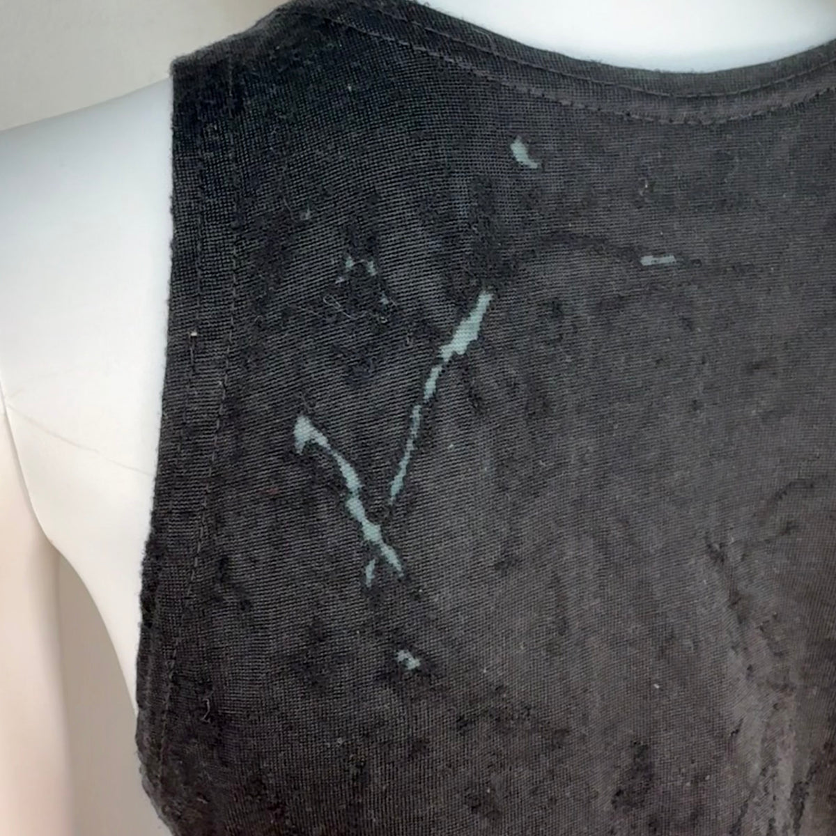 1940s/50s Distressed Black Durene Basketball Jersey, Hunt’s Athletic Goods Size Small, Mayfield Kentucky