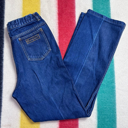 1980s Gloria Vanderbilt for Mujani Designer Jeans, 27"x31.75"