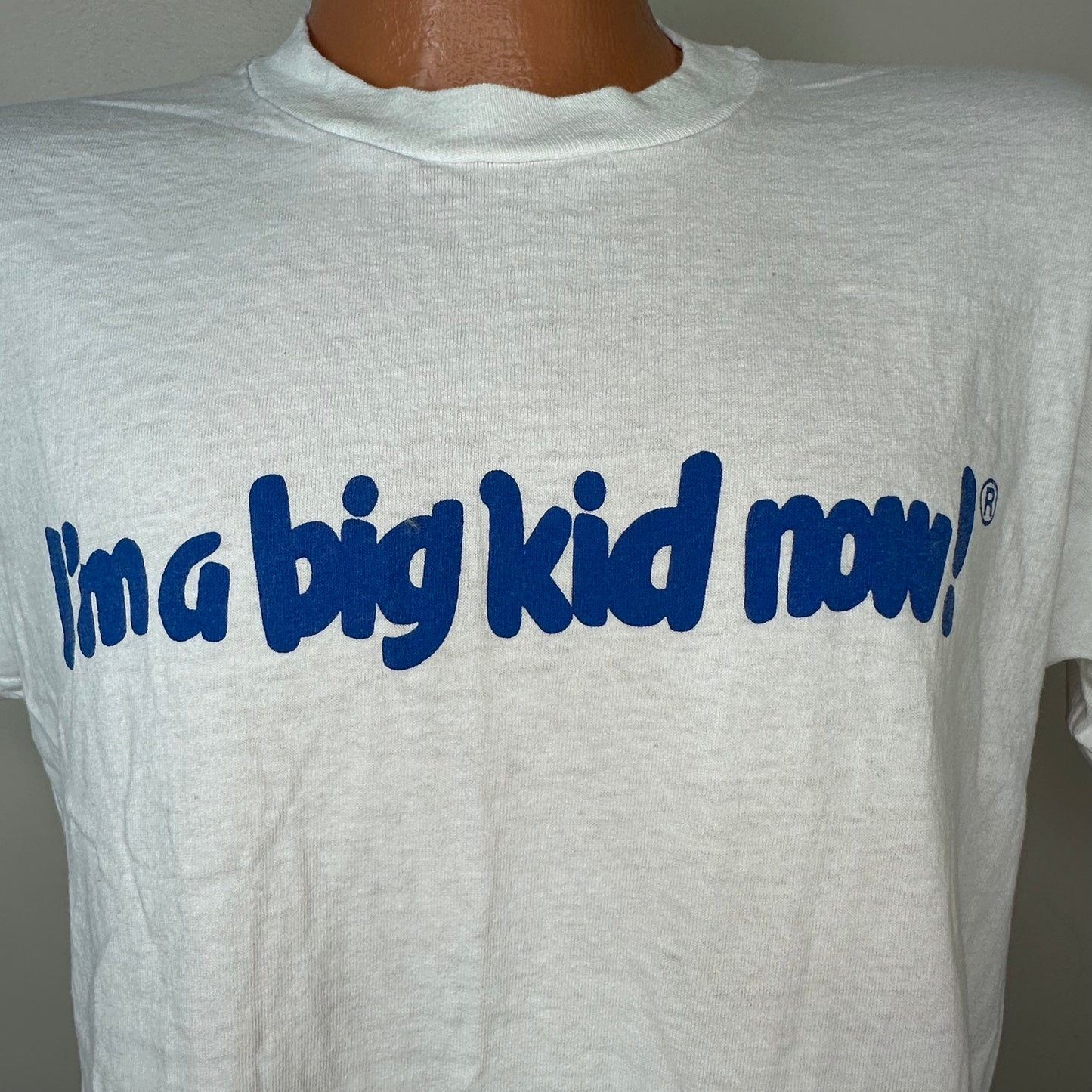 1990s I’m A Big Kid Now Huggies Pull Ups T-Shirt, Fruit of the Loom Size M/L