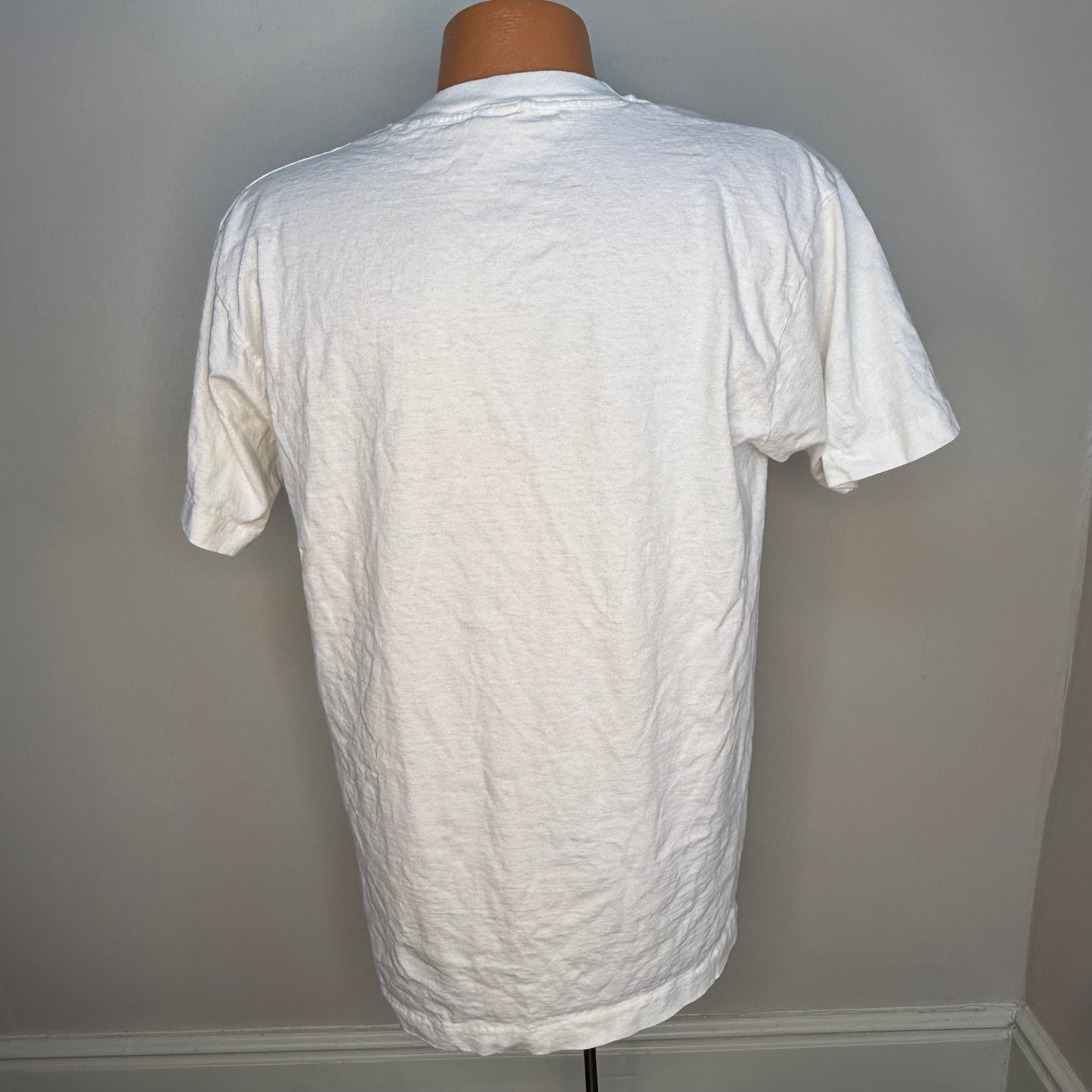 1990s Memphis in May Barbecue Cooking Contest T-Shirt, Salutes Italy, 15th Annual World Championship, Eddie Tucker, Fruit of the Loom Size Large