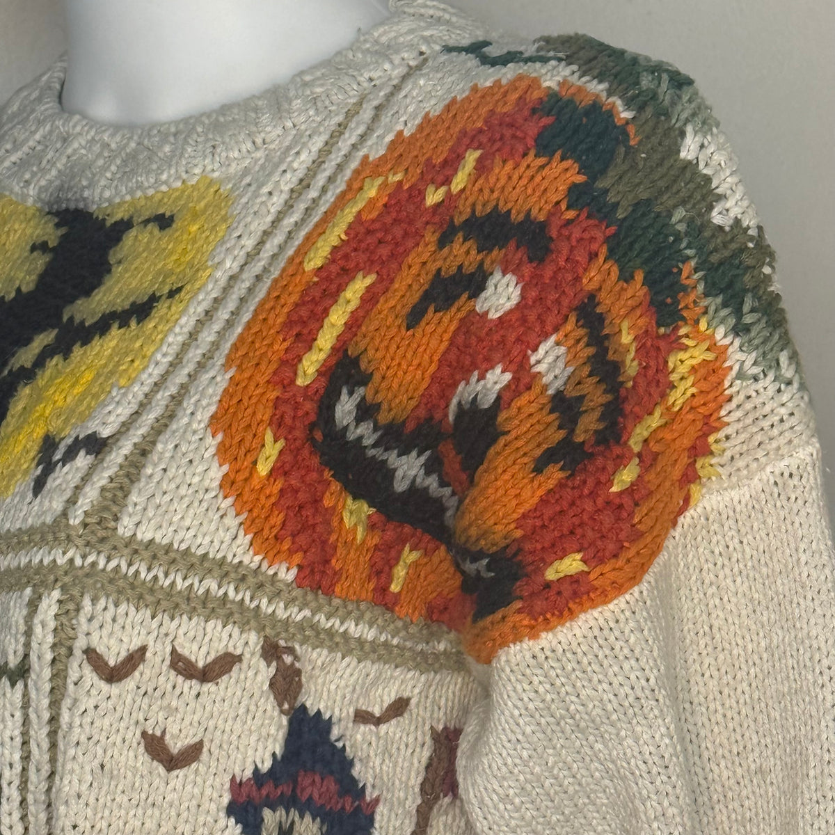1990s Halloween Sweater, Crystal-Kobe Size Medium