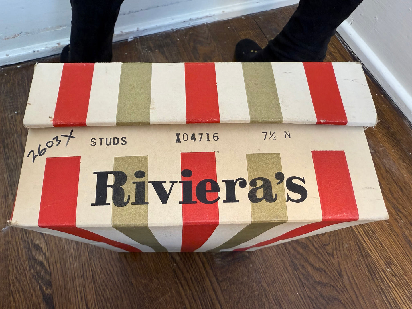 1960s/70s Black Velvet Studded Go go Boots, Riviera’s Size 7 1/2 Narrow