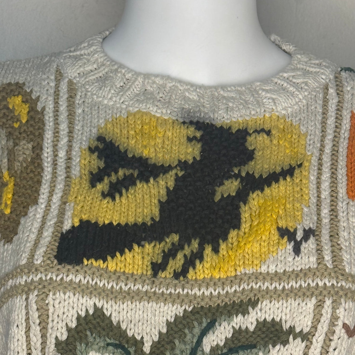 1990s Halloween Sweater, Crystal-Kobe Size Medium