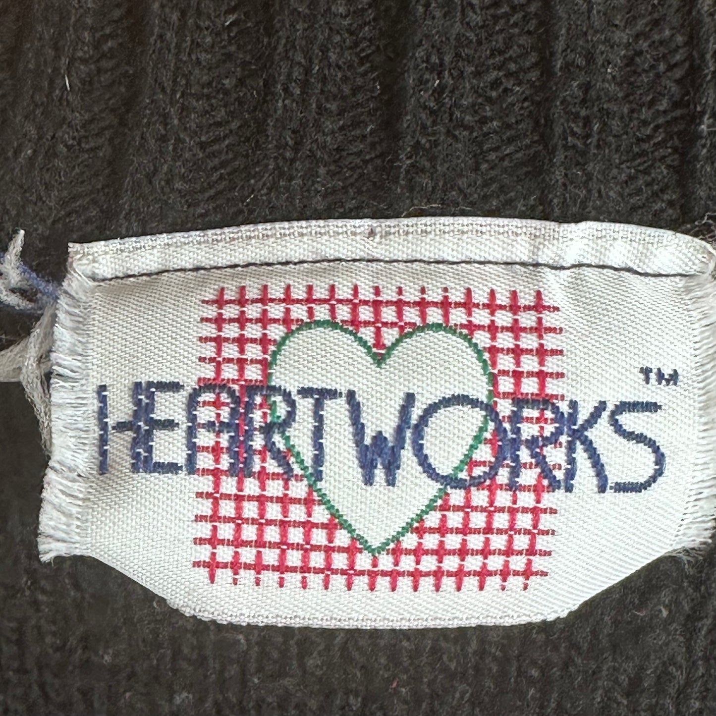 1980s Horse Sweater, Heartworks Size Youth Medium/Adult XS