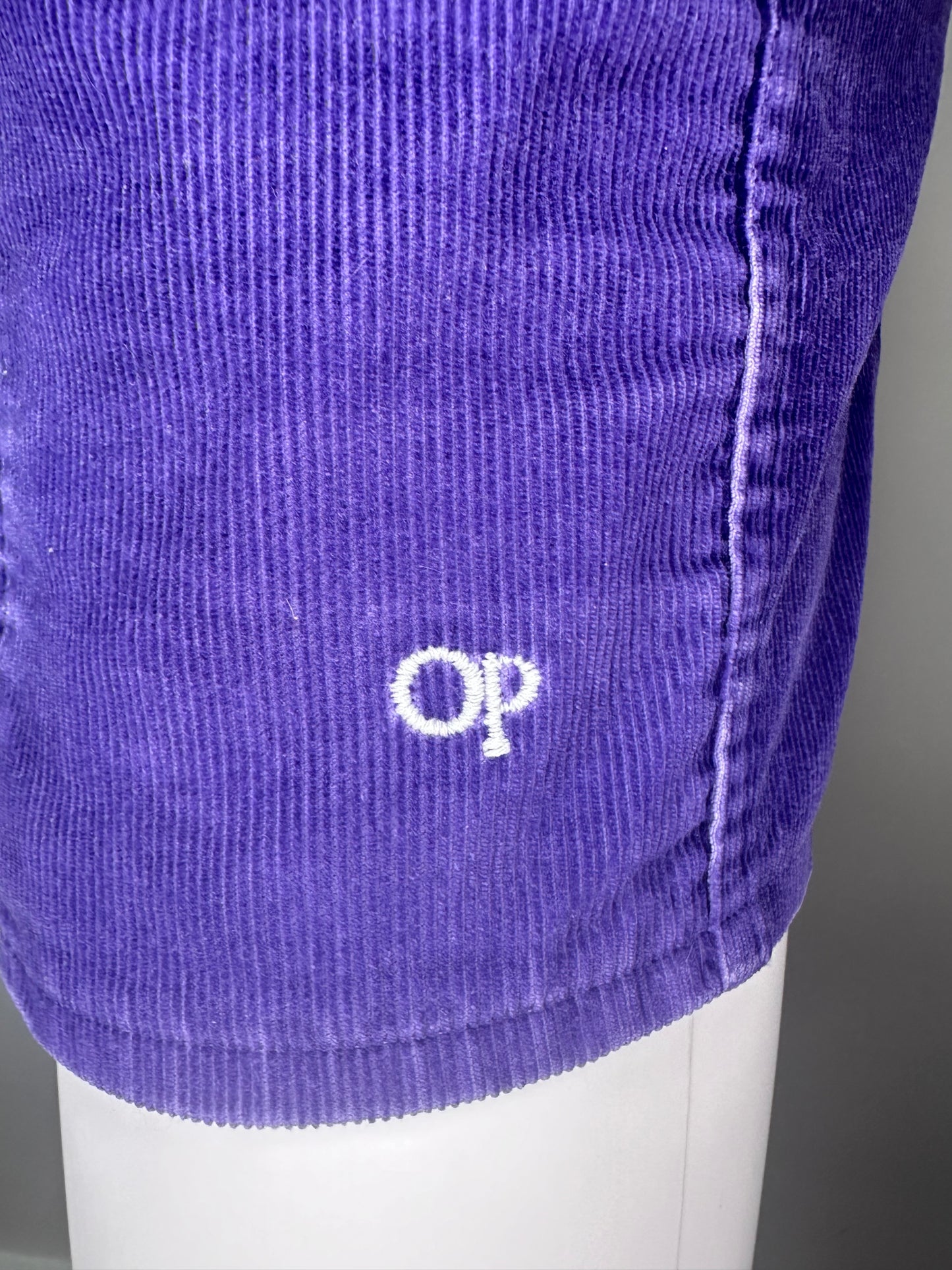 1970s/80s OP Purple Corduroy Shorts, Ocean Pacific Size 30, 70s Surfer