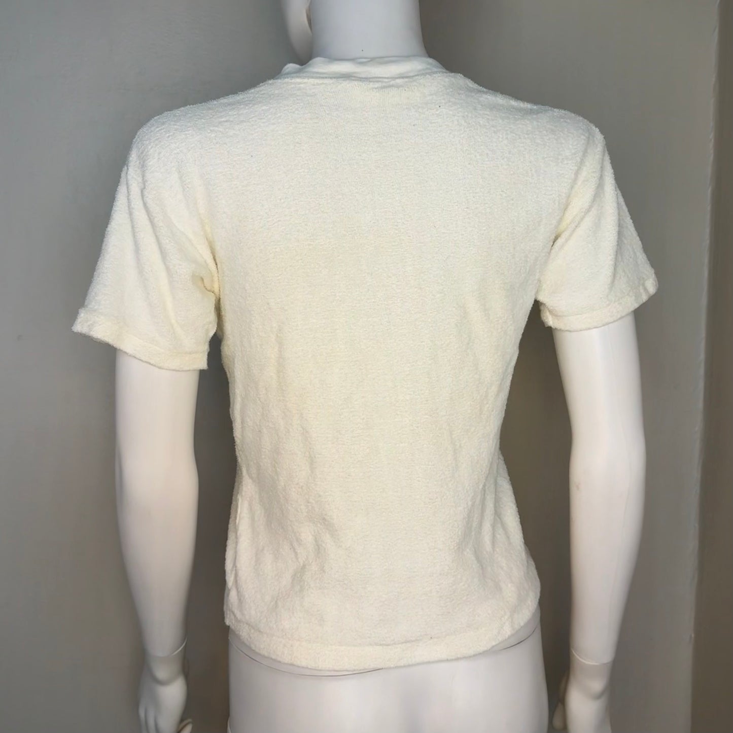 1960s New York World’s Fair Unisphere T-Shirt, NYWF Official Knit by Allison Youth XL/Adult Small, 1964-1965