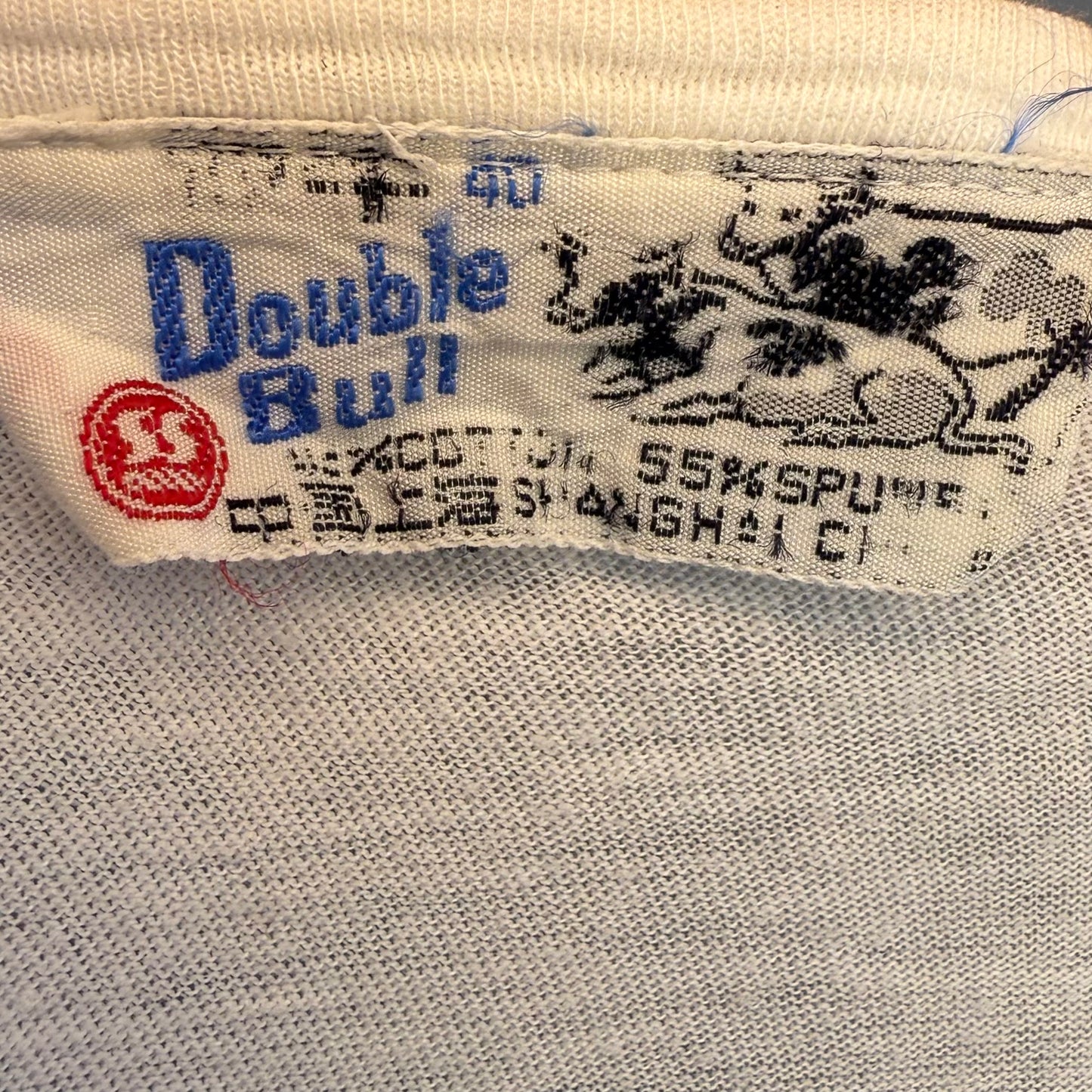 1970s St Thomas US Virgin Islands Henley T-Shirt, Double Bull Size Medium