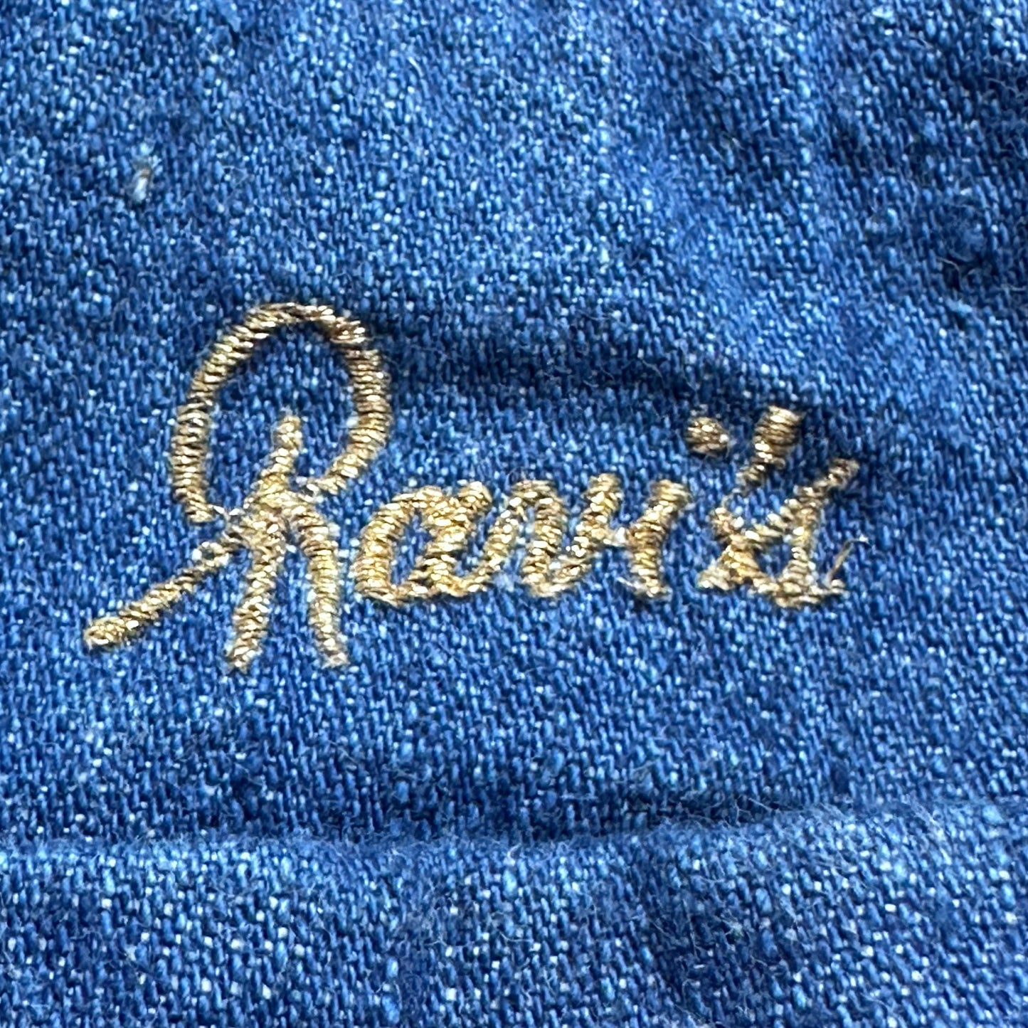 1970s/1980s Dallas Cowboys Blue Jeans, Size 6, 28"x31.5" Ravi’s, Football Helmet, Embroidered Pocket