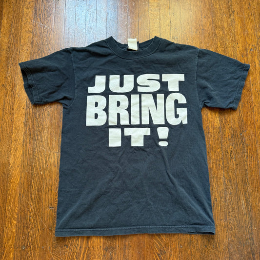 Y2K The Rock Just Bring It T-Shirt, Size Medium, WWF, World Wrestling Federation, 2000