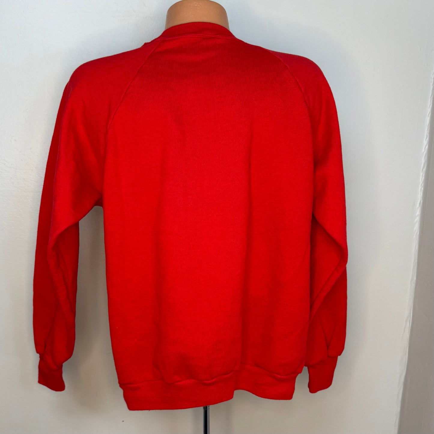 1980s Christmas Sweatshirt, I Believe in Santa Claus, Jerzees Size Large