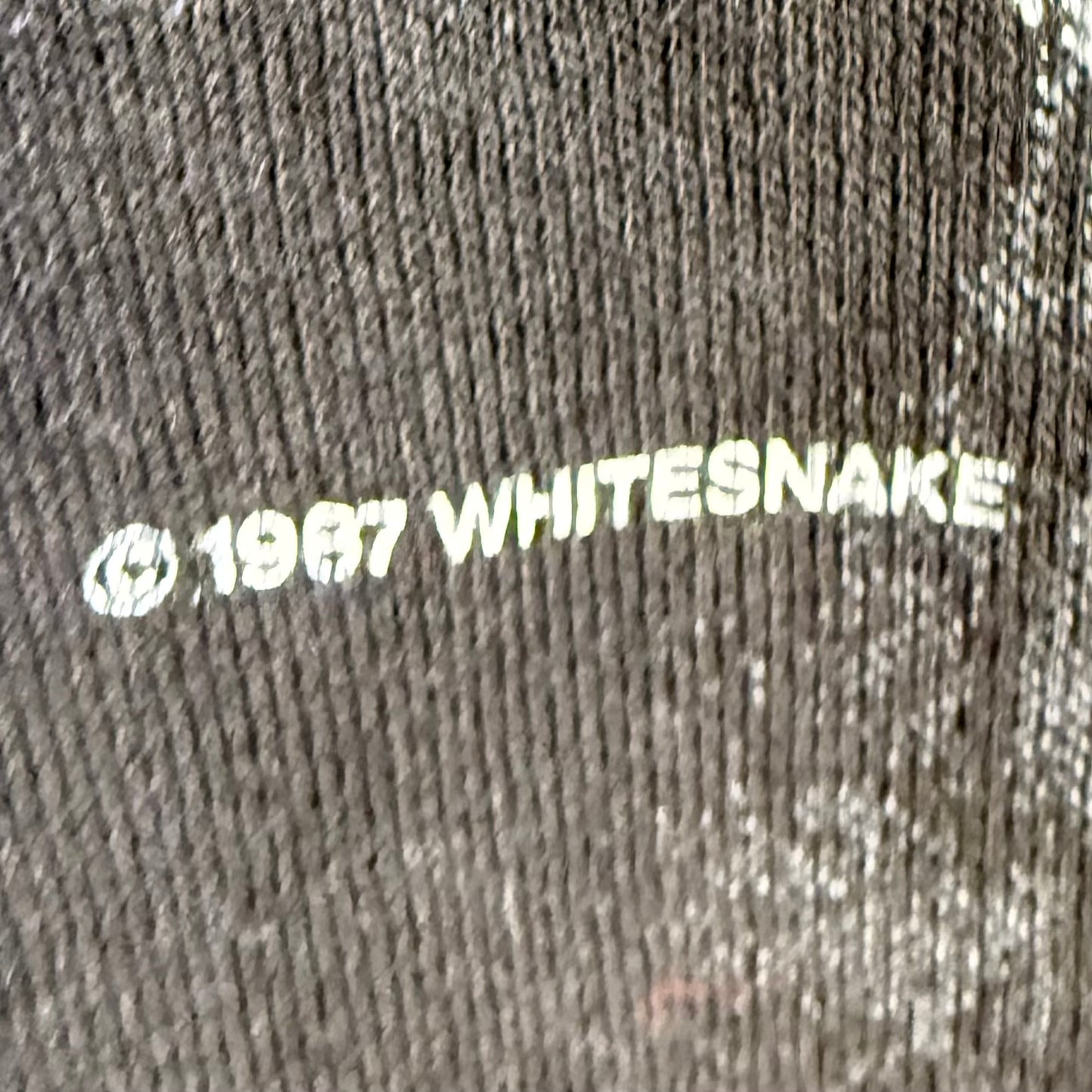 1980s Whitesnake Concert Tour T-Shirt, Invasion of the Snatch Magnets 1987, Spring Ford Size M/L