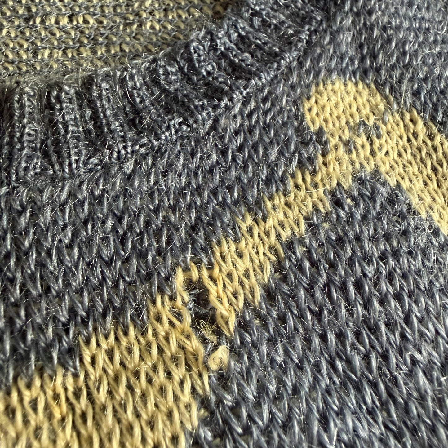 1940s Jantzen P-38 Sweater, Blue, Size 40, WW2 Fighter Jet Plane Novelty Knit