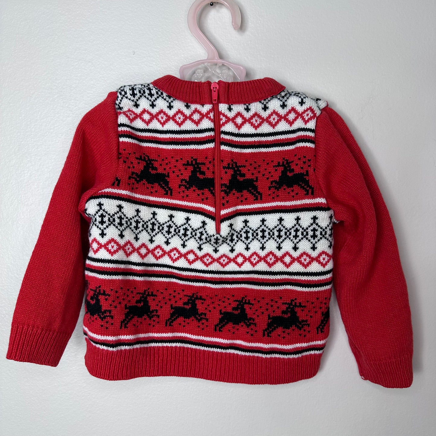 1970s Baby Reindeer Sweater, 9-12m