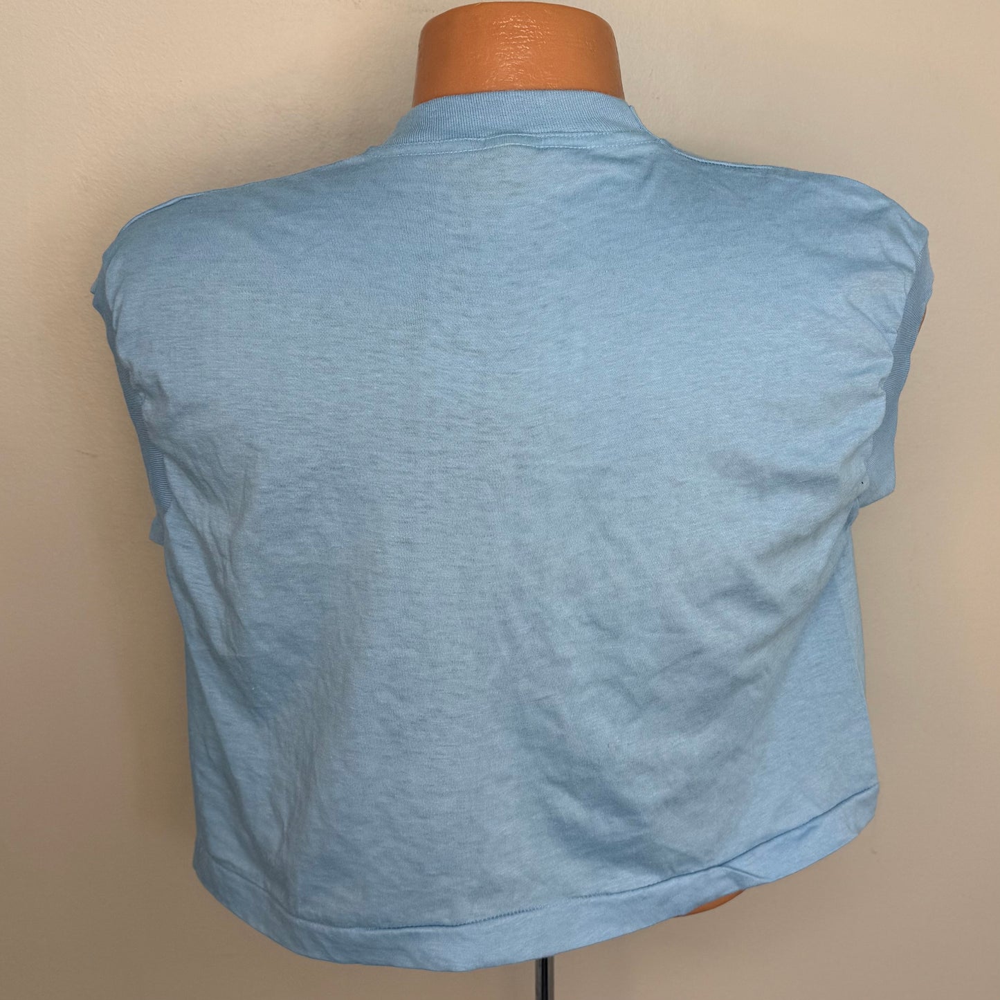 1980s Memphis Musicfest ‘84 Cropped Sleeveless T-Shirt, Memphis in May Beale Street Music Fest 1984, Screen Stars Size Large