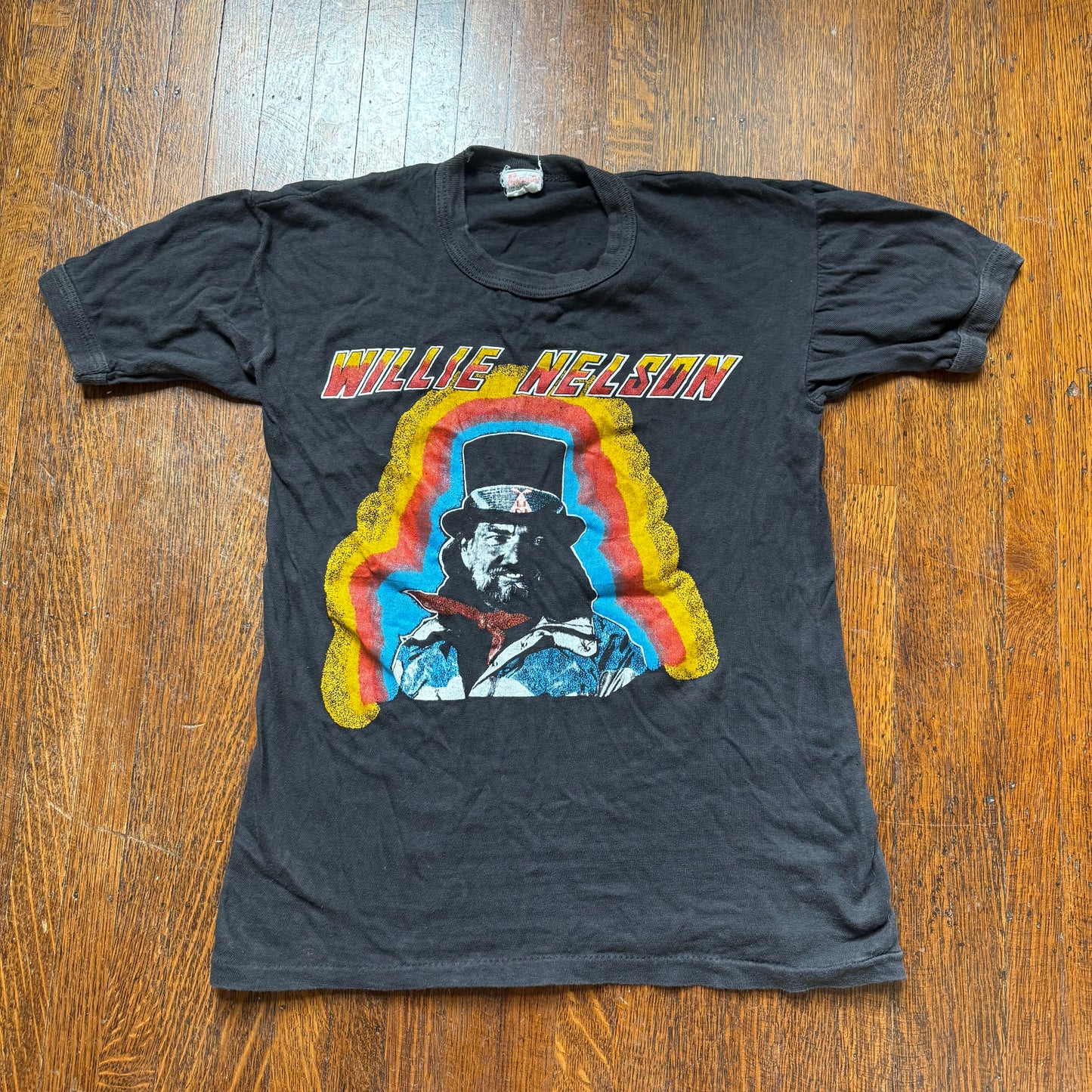 1970s Willie Nelson Concert T-Shirt, Bonnie Raitt, Mid South Coliseum Memphis, Fantasy Size Small, Parking Lot Tee