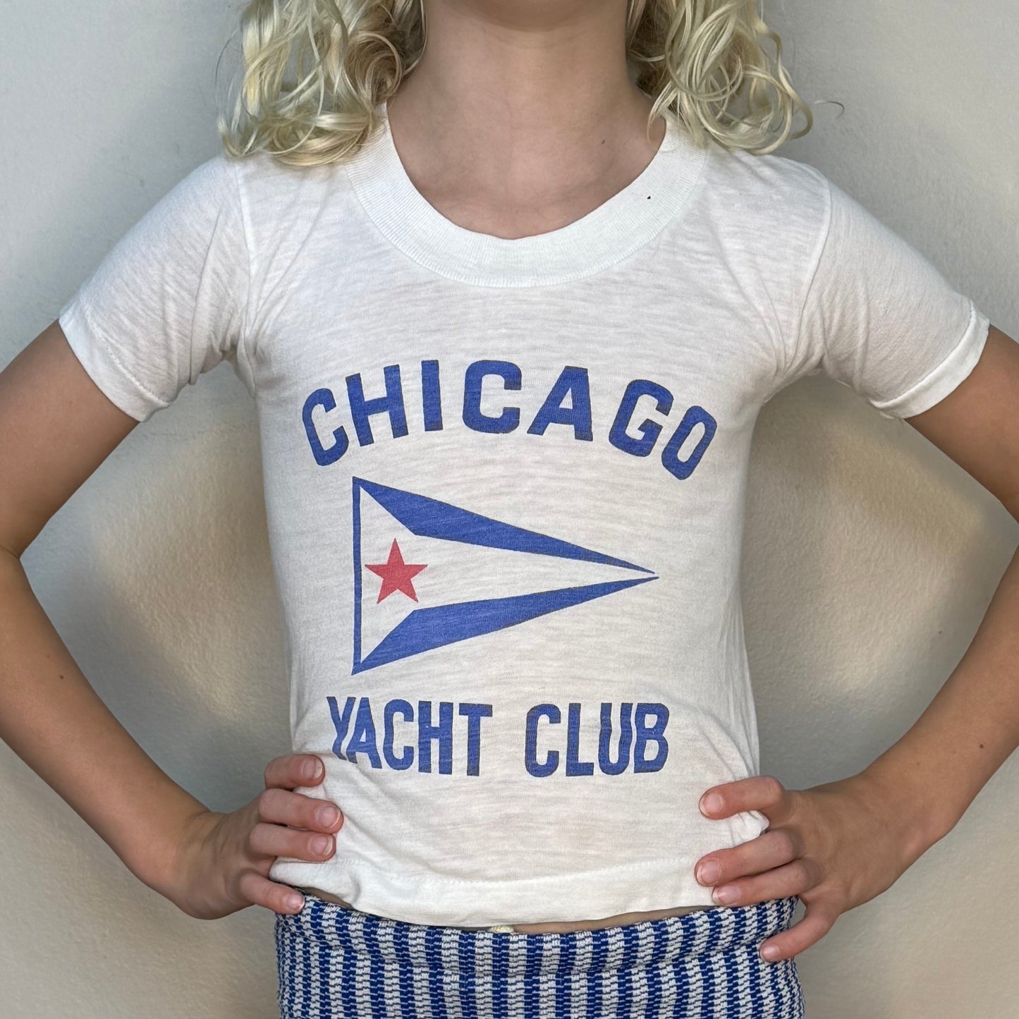 1970s Kids' Chicago Yacht Club T-Shirt, Printwear Size 4T