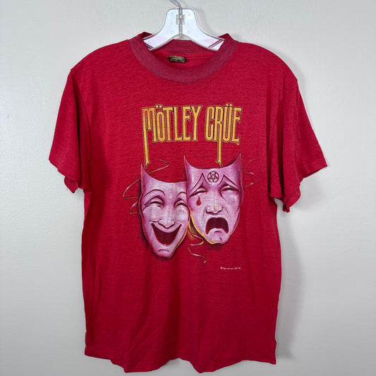 1980s Motley Crue Theater of Pain World Tour 1985-1986 T-Shirt, Size Medium, Distressed