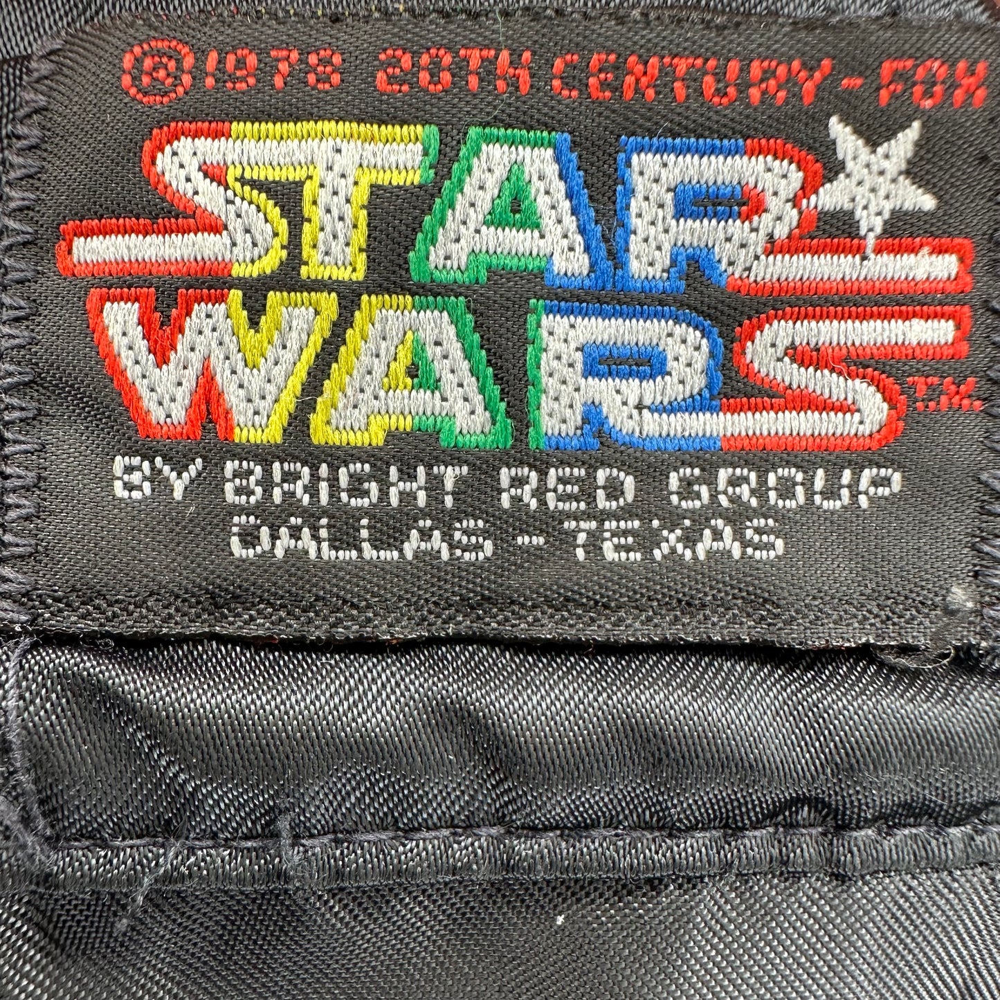 1970s Stars Wars Jacket, Darth Vader Lives, Bright Red Group Size 8