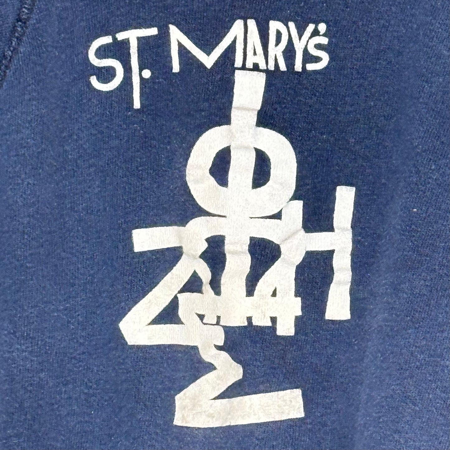 1970s St Mary’s School Memphis Sweatshirt, Kids Size 7/8