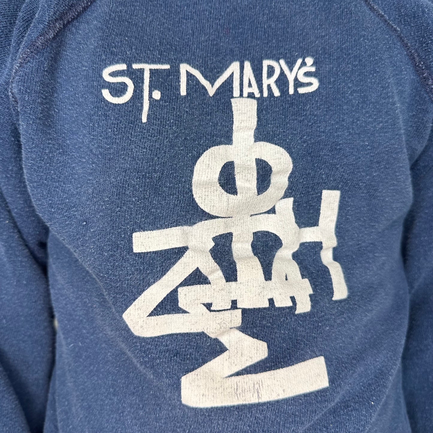 1970s St Mary’s School Memphis Sweatshirt, Champion Blue Bar Size Youth 7/8